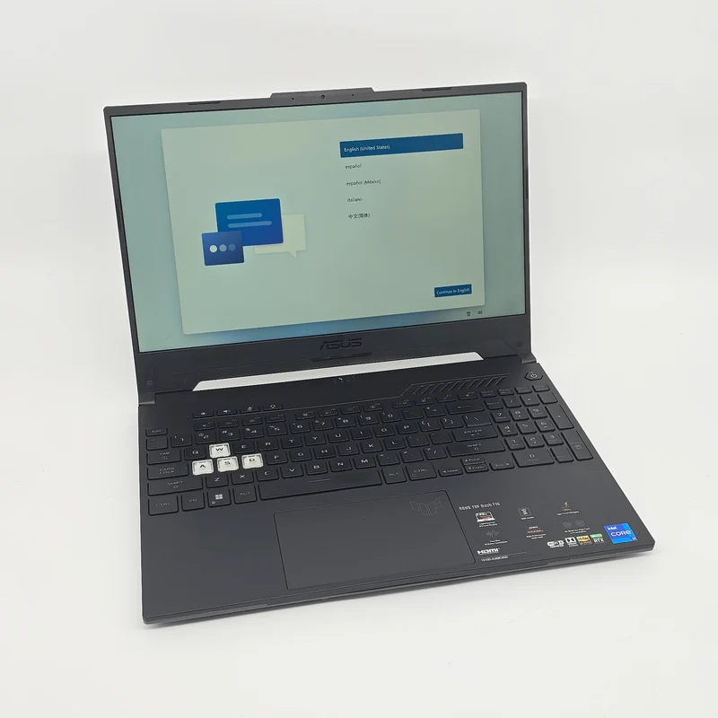 ASUS TUF DASH F15, RTX 3070, Intel i7-12650H, 1.5TB NVMe, 144Hz Gaming Laptop