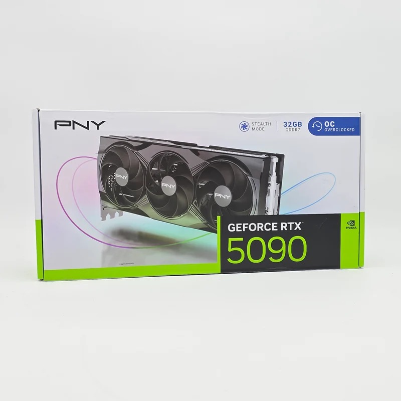 RTX 5090 PNY Verto Black OC 32GB, NVIDIA Gaming Graphics Card GPU