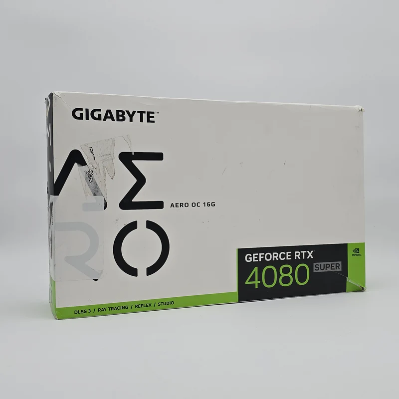 RTX 4080 Super Gigabyte Aero OC White 16GB, NVIDIA Gaming Graphics Card GPU