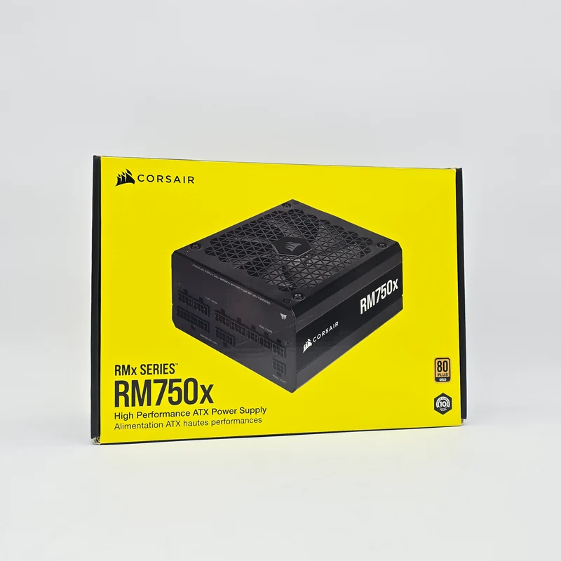 Corsair RM750x Gaming Power Supply PSU for Desktop PC, 750W, Fully Modular, 80+ Gold