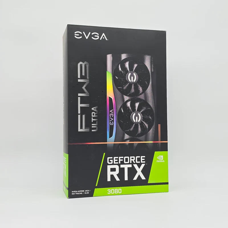 RTX 3080 EVGA FTW3 ULTRA 10GB, NVIDIA Gaming Graphics Card GPU