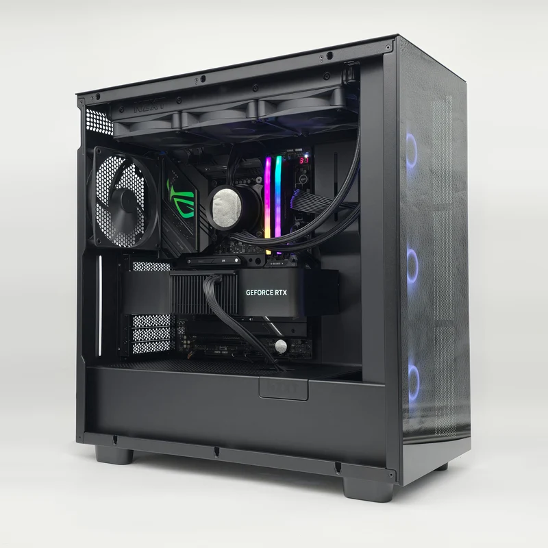 RTX 4080 Super, Intel i9-14900K, 64GB DDR5, 2TB, LCD AIO Liquid Cooler, Custom Gaming PC