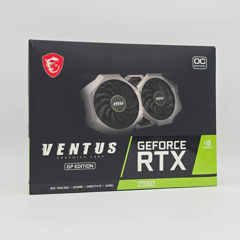 RTX 2060 MSI Ventus GP OC 6GB, NVIDIA Gaming Graphics Card GPU