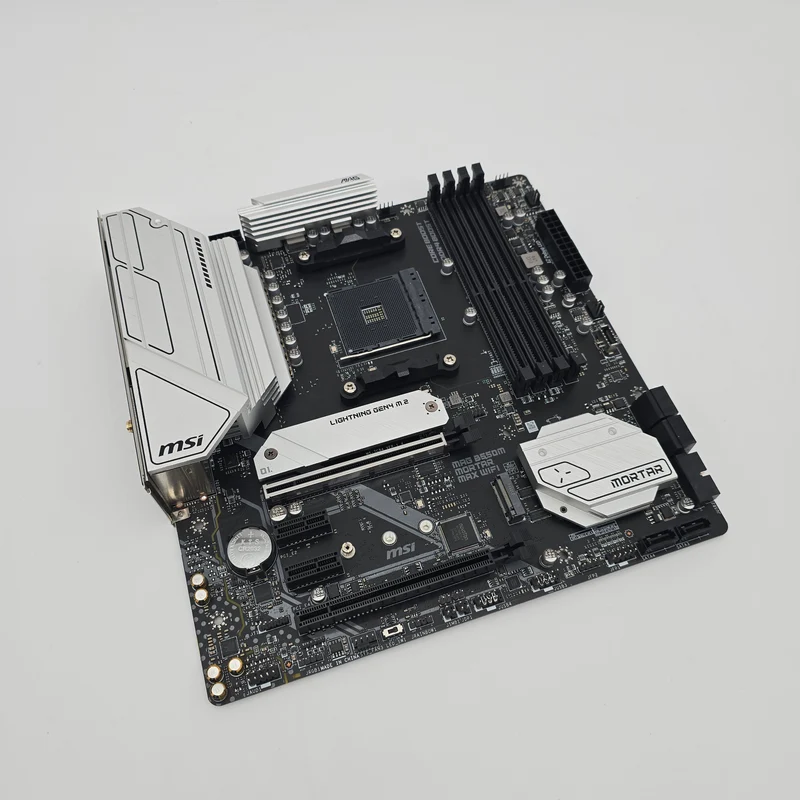 MSI MAG B550M MORTAR MAX WIFI DDR4, Socket AM4 AMD Gaming Motherboard Micro-ATX