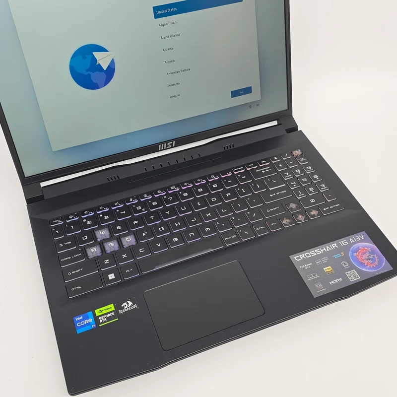 MSI Crosshair 16 Gaming Laptop, RTX 4070, Intel i7-13620H, 16GB RAM, 1TB, 144Hz