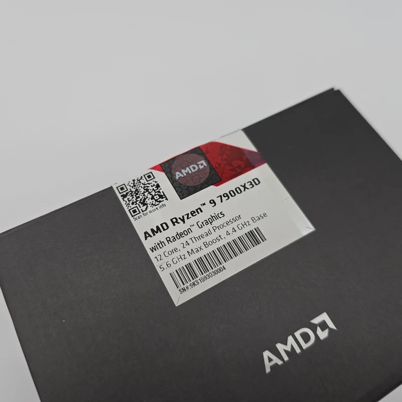 AMD Ryzen 9 7900X3D 12-Core, 24-Thread Desktop Processor, Socket AM5 CPU