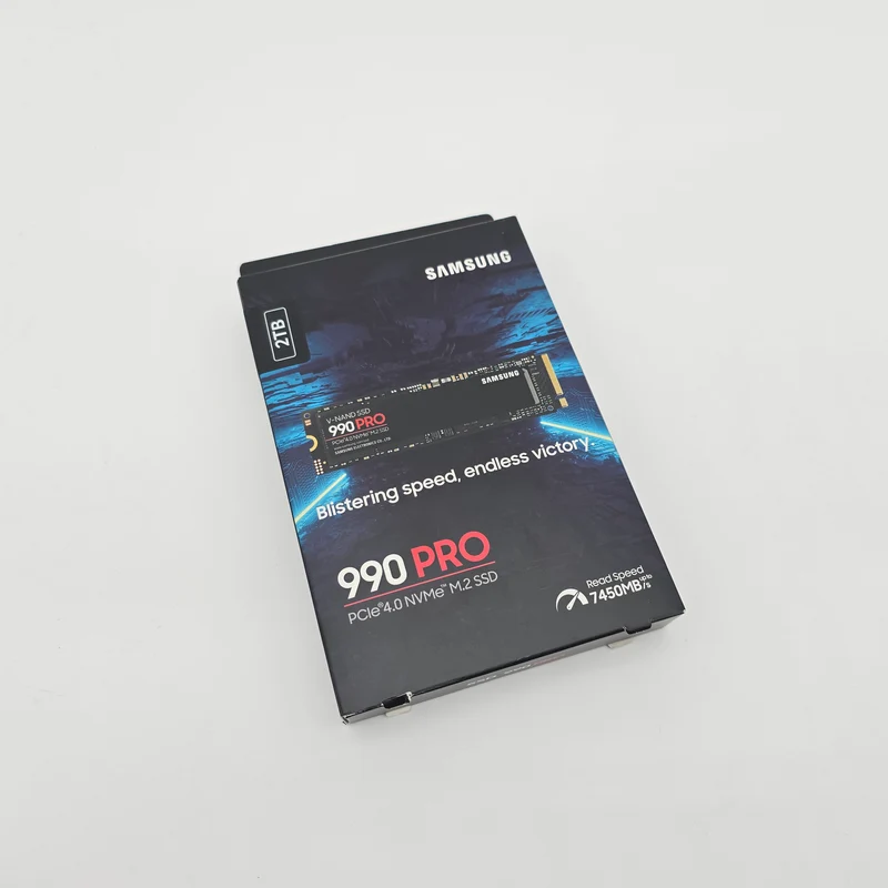 Samsung 990 Pro NVMe SSD 2TB, 7,450 MB/s PCIe Gen4, M.2 2280 Internal Solid State Hard Drive