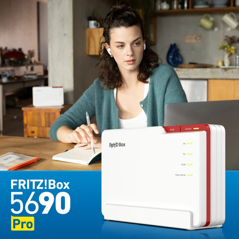 Box 5690 Pro International router wireless 2.5 Gigabit Ethernet Tri-band (2,4 GHz/5 GHz/6 GHz) Bianco