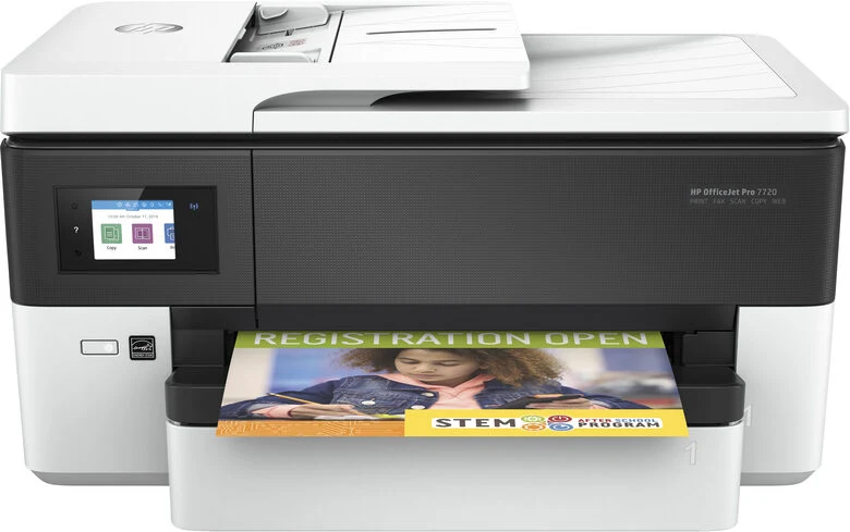 HP OfficeJet Pro 7720 Wireless All-in-One Colore Stampante, Stampa fronte/retro; fotocopiatrice, scanner