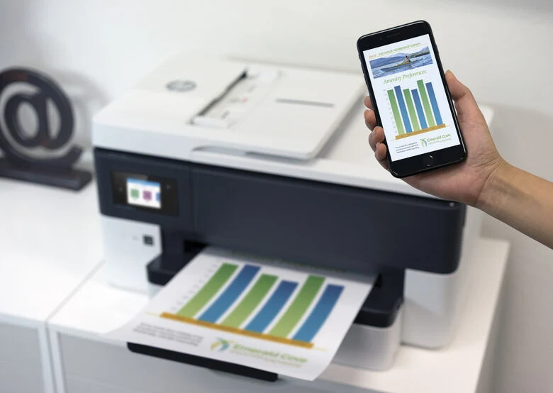 HP OfficeJet Pro 7720 Wireless All-in-One Colore Stampante, Stampa fronte/retro; fotocopiatrice, scanner