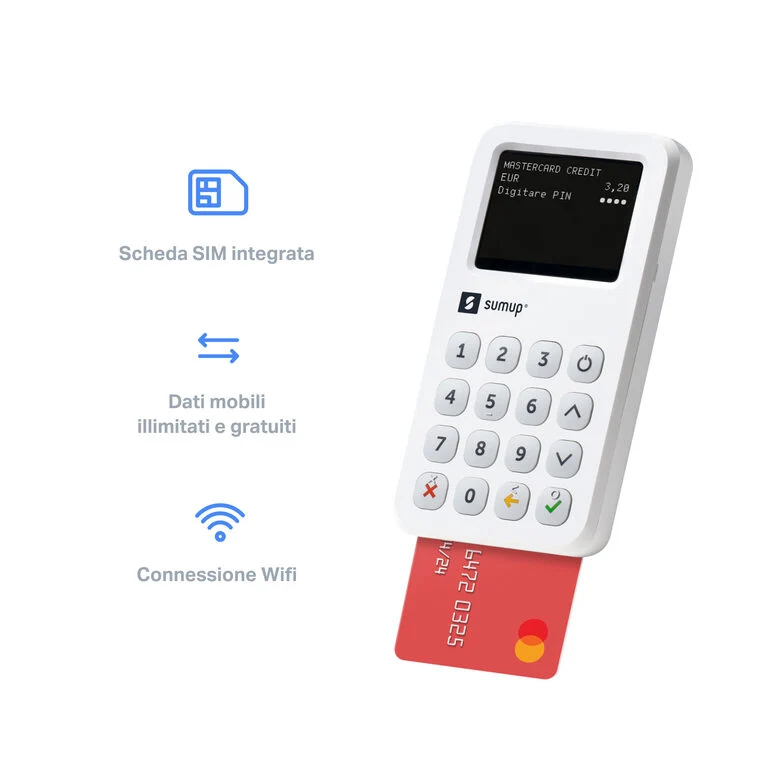 SumUp Lettore di Carte 3G