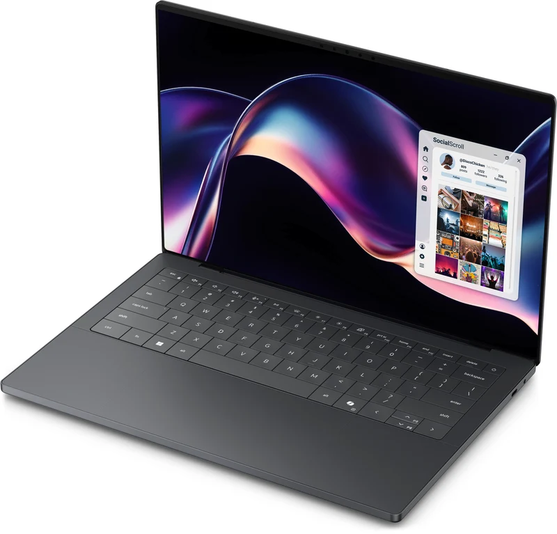 DELL XPS 14 DA14260 Copilot+ PC Intel Core Ultra X7 358H Computer portatile 35,6 cm (14") Touch screen 2.8K 32 GB LPDDR5x-SDRAM 1 TB SSD Wi-Fi 7 (802.11be) Windows 11 Pro Grafite Italiano