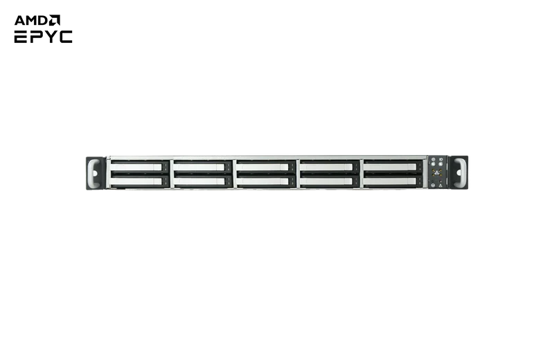 FlacheSAN1N10U-UN 1U 10 BAYS NVMe U.2 PCIE X4 SINGLE EPYC 500W HRP