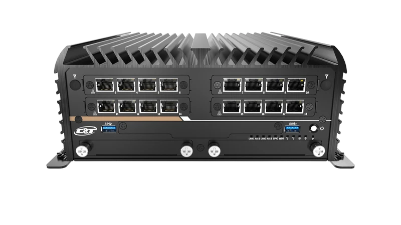ACO-6000-KBL-16X Surveillance Applied Computer with 6th/7th Gen Intel® Core™ Processor and Q170 PCH, 18x LAN