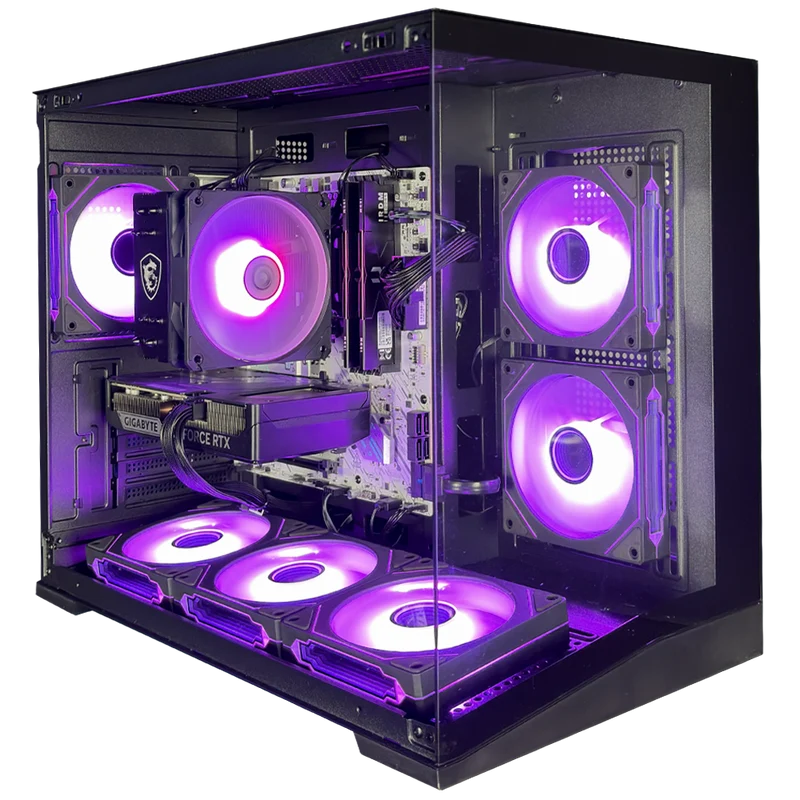 GLADIO G3 - Pc gaming Ryzen 5 7500X3D, RTX 5060 Ti 8GB, Ram 32Gb 6000Mhz Ddr5, SSD NVMe 1000Gb, Dissipatore ad Aria, Windows 11 Pro