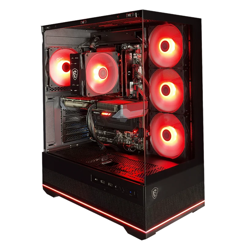 GLADIO G1 - Pc gaming Ryzen 5 7500X3D, RTX 5060 8GB, Ram 16Gb 6000Mhz Ddr5, SSD NVMe 1000Gb, Dissipatore ad Aria, Windows 11 Pro