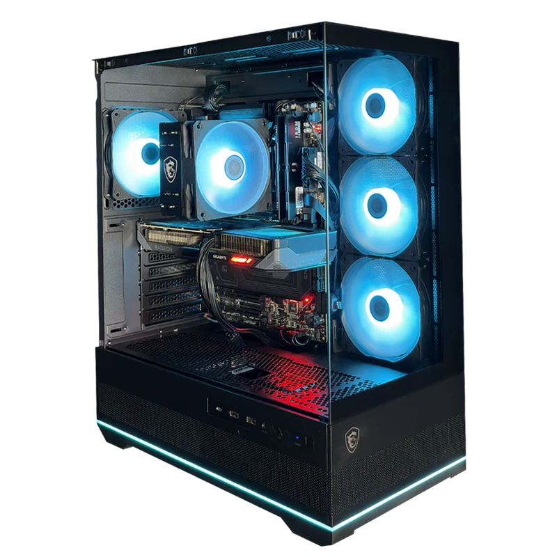 GLADIO G1 - Pc gaming Ryzen 5 7500X3D, RTX 5060 8GB, Ram 16Gb 6000Mhz Ddr5, SSD NVMe 1000Gb, Dissipatore ad Aria, Windows 11 Pro