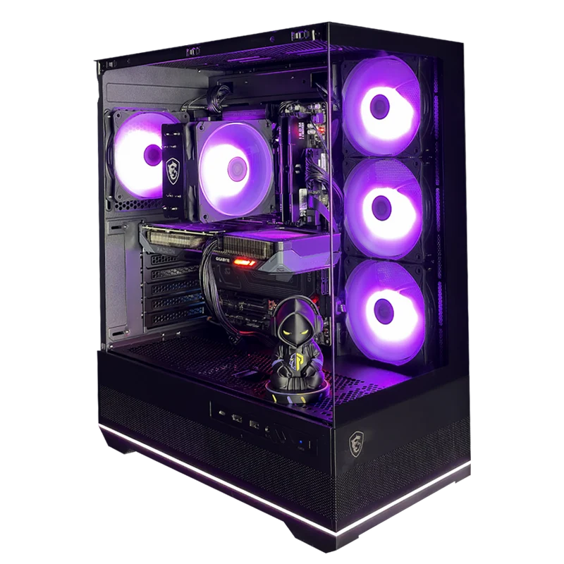 GLADIO G1 - Pc gaming Ryzen 5 7500X3D, RTX 5060 8GB, Ram 16Gb 6000Mhz Ddr5, SSD NVMe 1000Gb, Dissipatore ad Aria, Windows 11 Pro