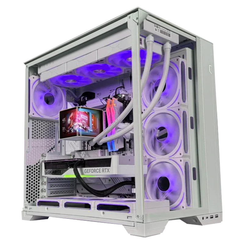 TITANO VS7 - Pc gaming Ryzen 7 9850X3D, RTX 5080 16GB, Ram 32Gb 6000Mhz Ddr5, SSD NVMe 1000Gb, Dissipatore a Liquido 360mm, Windows 11 Pro