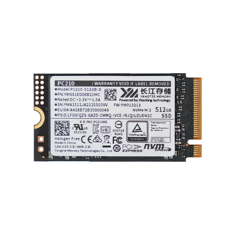 Yangtze 512GB M.2 SATA 2242 Solid State Drive