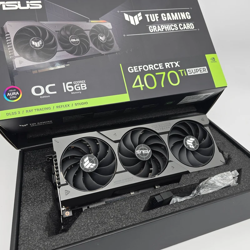 RTX 4070Ti Super ASUS TUF OC 16GB, NVIDIA Gaming Graphics Card GPU
