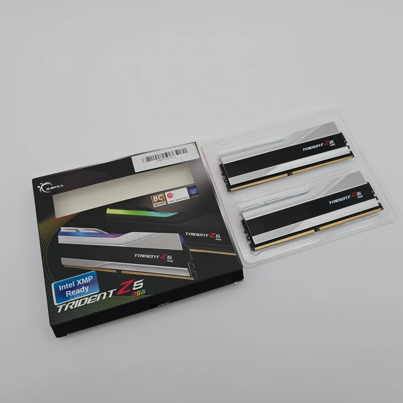 32GB 5600MHz G.Skill TridentZ RGB DDR5 RAM, 2x16GB Sticks, CL30-36-36-89