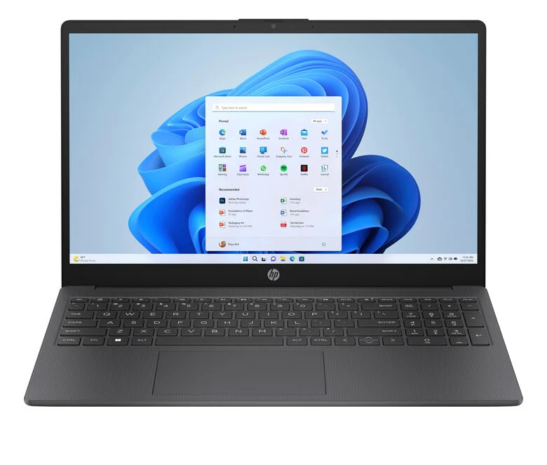 HP 15-fc0027nl AMD Ryzen™ 3 7320U Computer portatile 39,6 cm (15.6") Full HD 8 GB LPDDR5-SDRAM 256 GB SSD Wi-Fi 6 (802.11ax) Windows 11 Home in S mode Grigio