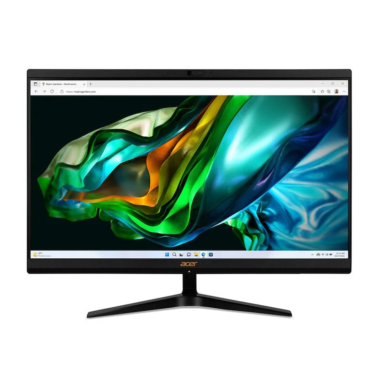 Acer Aspire C24-1800 Intel® Core™ i3 i3-1305U 60,5 cm (23.8") 1920 x 1080 Pixel PC All-in-one 8 GB DDR4-SDRAM 512 GB SSD Windows 11 Home Wi-Fi 6E (802.11ax) Nero