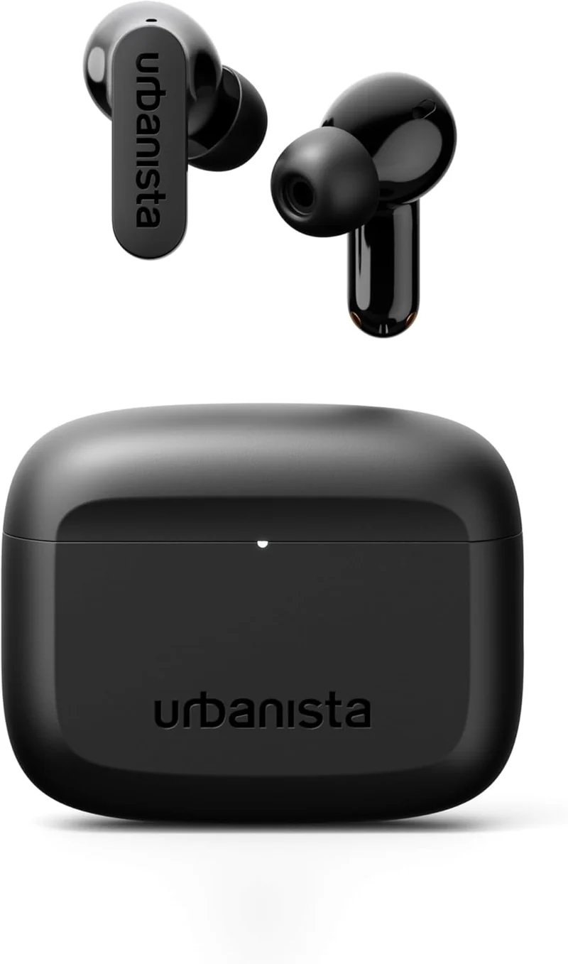 Urbanista Palo Alto True Wireless Earbuds Auricolari Bluetooth Con Cancellazione Adattiva Del Rumore Nero