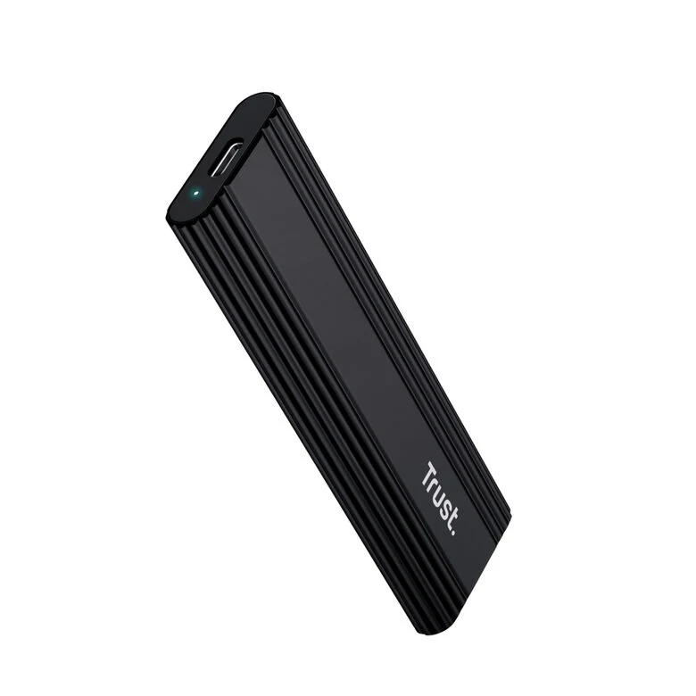 Trust 25806 contenitore di unità di archiviazione Box esterno SSD Nero