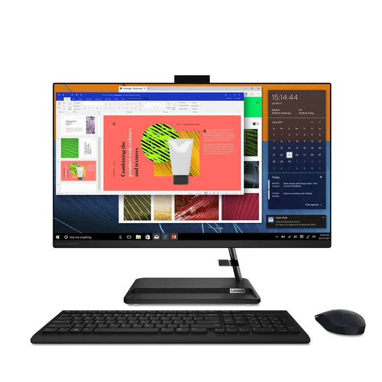 Lenovo IdeaCentre AIO 3 27ALC6 AMD Ryzen™ 5 68,6 cm (27") 1920 x 1080 Pixel 16 GB DDR4-SDRAM 512 GB SSD PC All-in-one Windows 11 Home Wi-Fi 6 (802.11ax) Nero