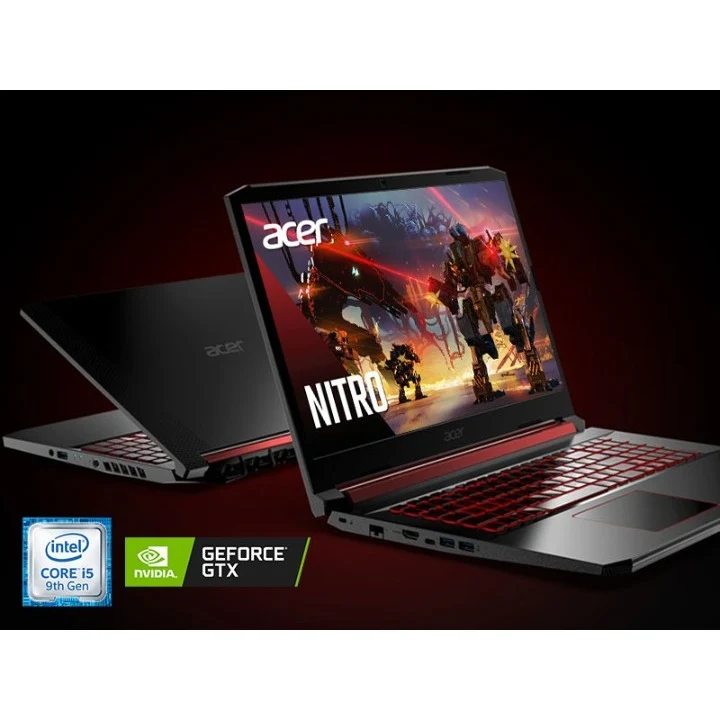 ACER NITRO 5 AN515-55-53AG, 15.6" 144 Hz Display INTEL CORE i5-10300HQ @ 2.5 GHz (8GB RAM, 128GB SSD + 1TB HDD) GAMING LAPTOP, NVIDIA GEFORCE GTX 1650, WINDOWS 11