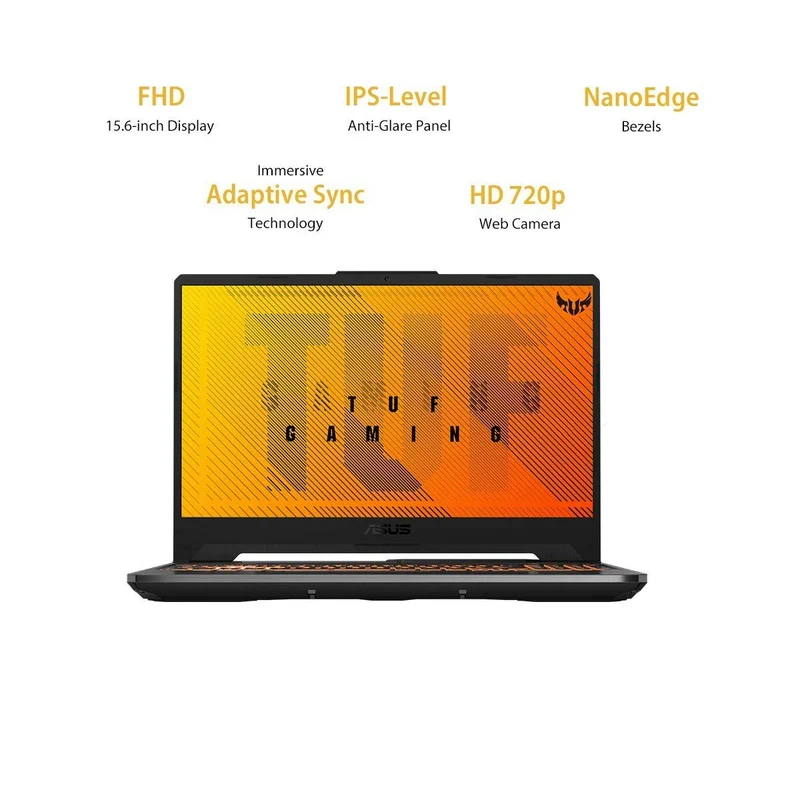 ASUS TUF Gaming A15 15.6" Gaming Laptop AMD Ryzen 7-4800H @ 2.9GHz, 8 Corea (16GB RAM, 256 SSD + 1TB HDD) NVIDIA GEFORCE GTX 1650, RGB KEYBOARD, WINDOWS 11 (FA506I-BQ182T)