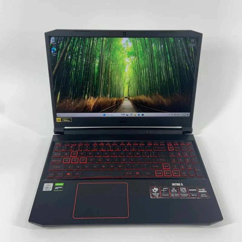 Acer Nitro 5 AN515-55, 15.6" Intel Core i5-10300H (8GB RAM, 256GB SSD) GTX 1650 Ti, Backlit Keyboard, Windows 11