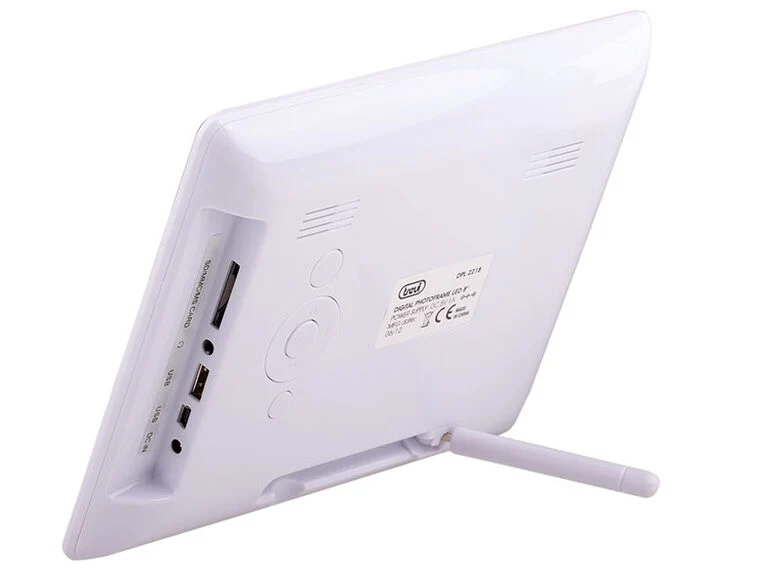 Trevi DPL 2218 cornice per foto digitali Bianco 20,3 cm (8")