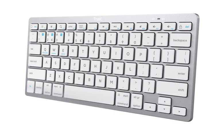 Trust 24652 tastiera Bluetooth QWERTY Italiano Argento