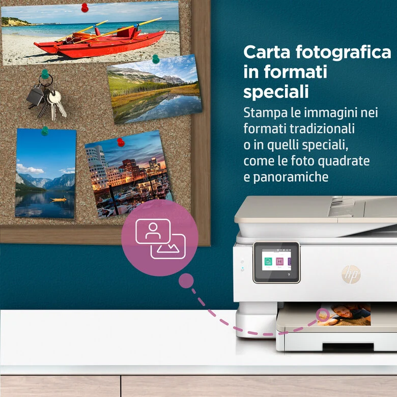 HP ENVY Stampante multifunzione HP Inspire 7924e, Casa, Stampa, copia, scansione, Wireless; HP+; Idonea per HP Instant ink; Alimentatore automatico di documenti