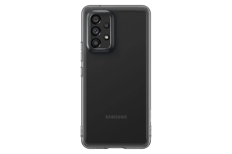 Samsung Soft Clear Cover per Galaxy A53 5G, Nero