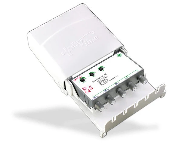G.B.S. Elettronica NSR4/VU2-2OUT -5G amplificatore di segnale TV 45 - 694 MHz