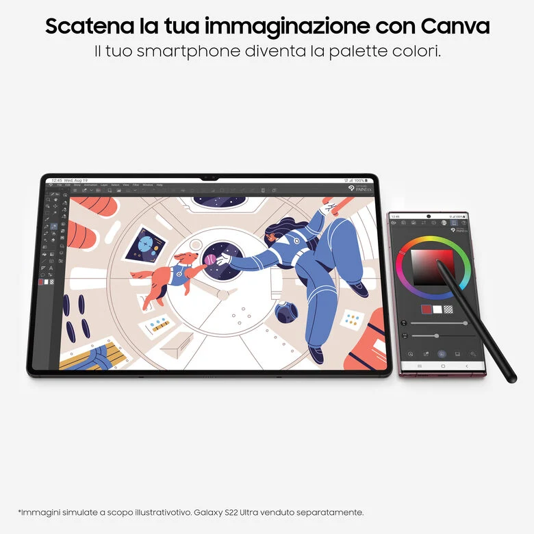 Samsung Galaxy Tab S8 Tablet Android 11 Pollici Wi-Fi RAM 8 GB 256 GB Tablet Android 12 Graphite [Versione italiana]