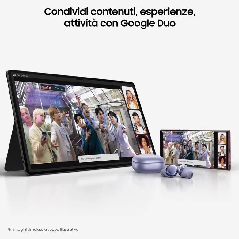 Samsung Galaxy Tab S8 Tablet Android 11 Pollici Wi-Fi RAM 8 GB 256 GB Tablet Android 12 Graphite [Versione italiana]