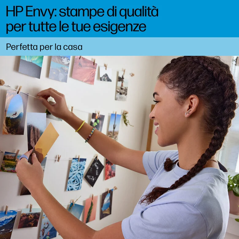HP ENVY Inspire 7221e Wireless All-in-One Colore Stampante, Instant Ink; Stampa di foto