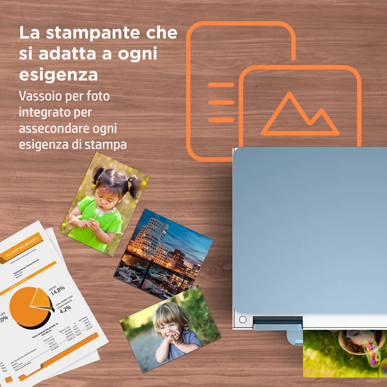 HP ENVY Inspire 7221e Wireless All-in-One Colore Stampante, Instant Ink; Stampa di foto