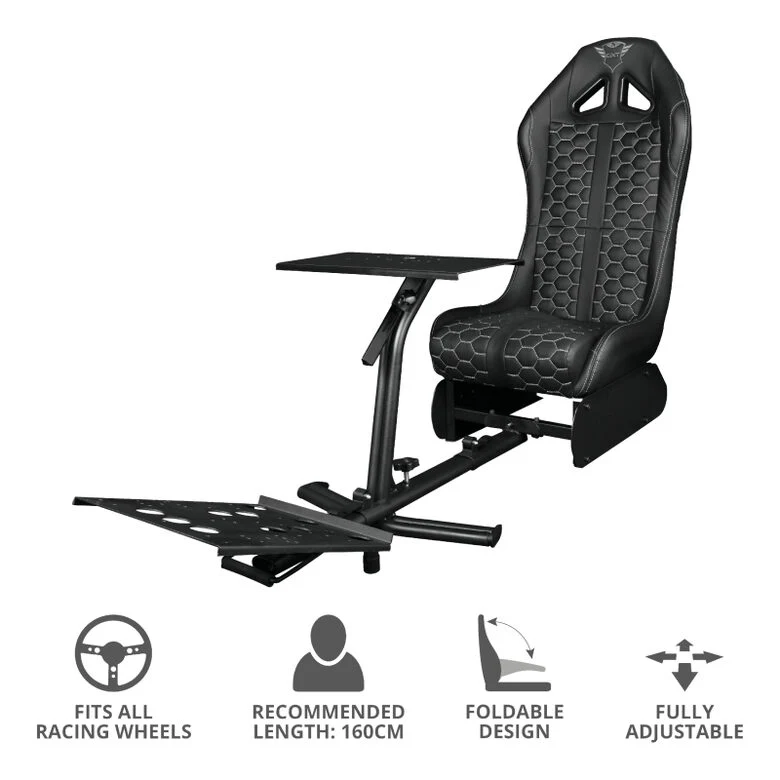 Trust GXT 1155 Sedia per gaming universale Seduta imbottita Nero
