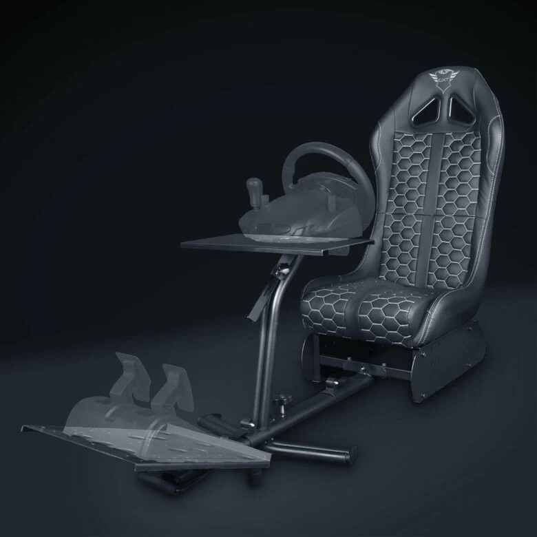 Trust GXT 1155 Sedia per gaming universale Seduta imbottita Nero