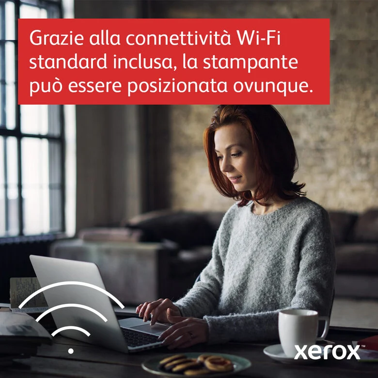 Xerox B235 A4 34 ppm Copia/Stampa/Scansione/Fax fronte/retro wireless PS3 PCL5e/6 ADF 2 vassoi Totale 251 fogli