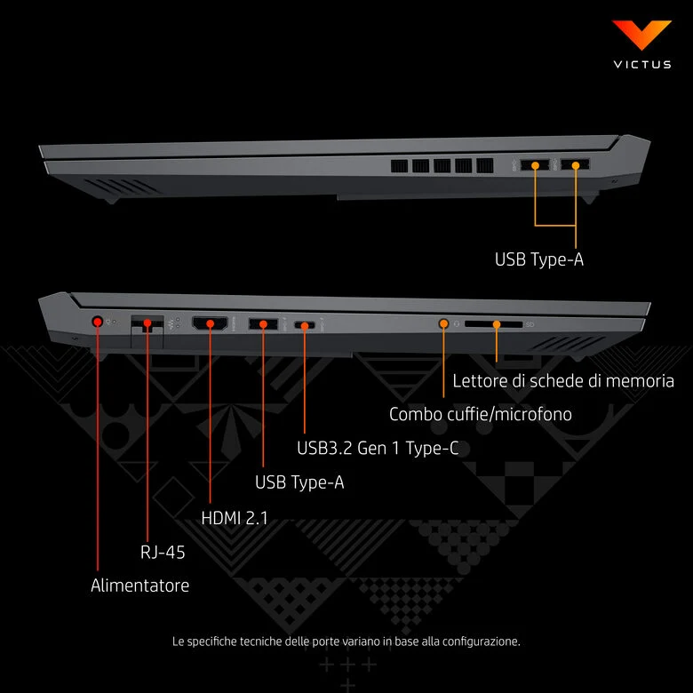 Victus by HP 16-e0022nl 5800H Computer portatile 40,9 cm (16.1") Full HD AMD Ryzen™ 7 16 GB DDR4-SDRAM 512 GB SSD NVIDIA GeForce RTX 3050 Ti Wi-Fi 6 (802.11ax) Windows 11 Home Argento