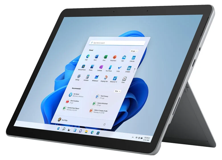 Microsoft Surface Go 3 Intel® Core™ i3 128 GB 26,7 cm (10.5") 8 GB Wi-Fi 6 (802.11ax) Windows 11 Home in S mode Platino