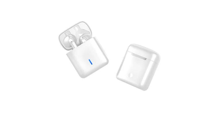 Area Stone C+, Auricolari a capsula con custodia di ricarica + Base di ricarica wireless, Bianco