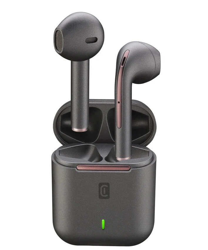 Cellularline TUCK Auricolari Bluetooth® TWS a capsula, con custodia di ricarica Nero